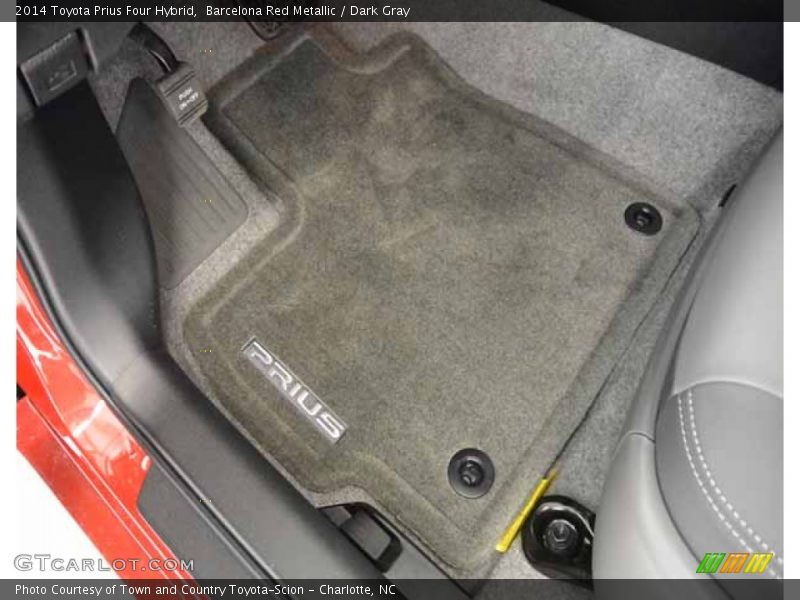 Barcelona Red Metallic / Dark Gray 2014 Toyota Prius Four Hybrid