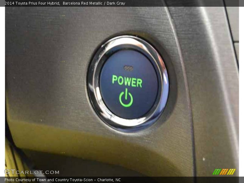 Barcelona Red Metallic / Dark Gray 2014 Toyota Prius Four Hybrid