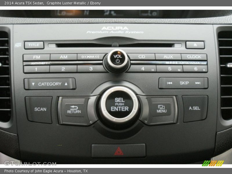 Graphite Luster Metallic / Ebony 2014 Acura TSX Sedan
