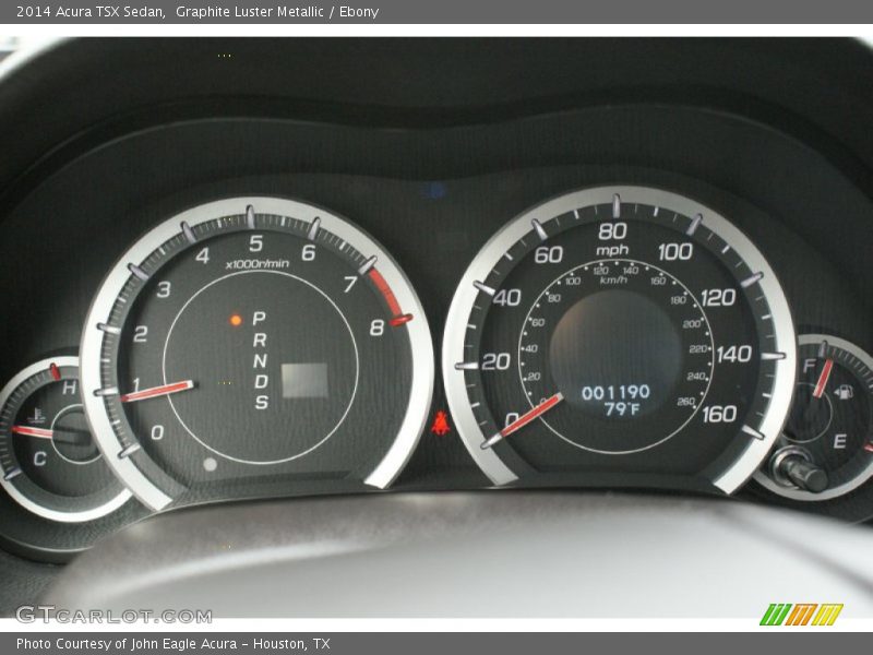 Graphite Luster Metallic / Ebony 2014 Acura TSX Sedan