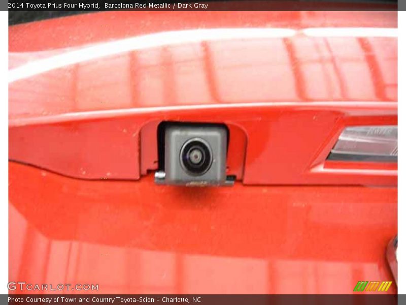 Barcelona Red Metallic / Dark Gray 2014 Toyota Prius Four Hybrid