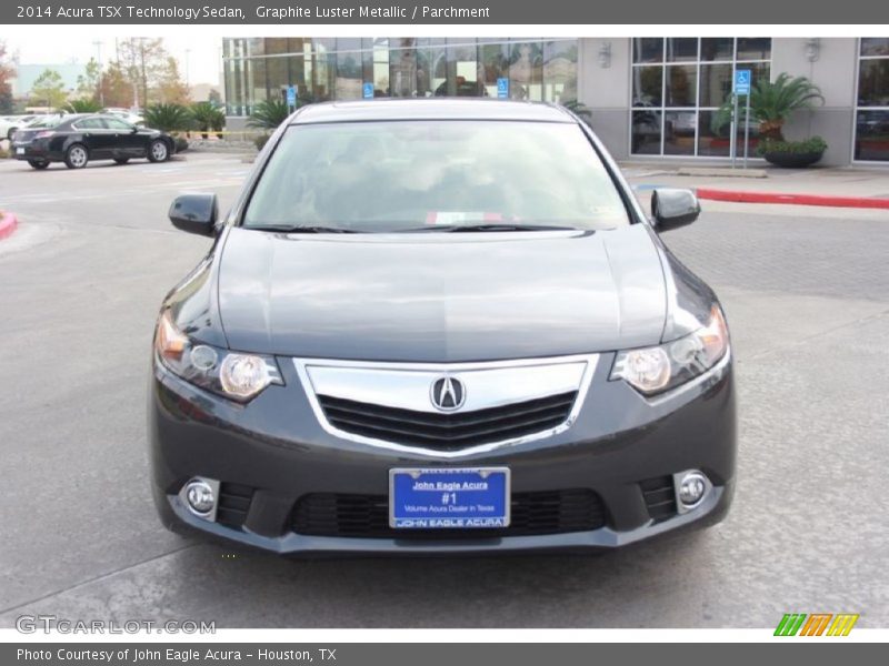 Graphite Luster Metallic / Parchment 2014 Acura TSX Technology Sedan