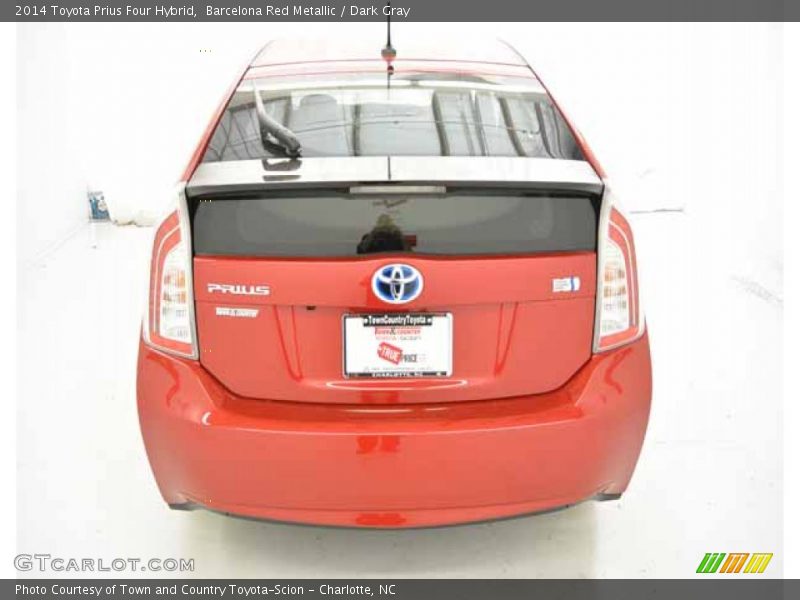 Barcelona Red Metallic / Dark Gray 2014 Toyota Prius Four Hybrid