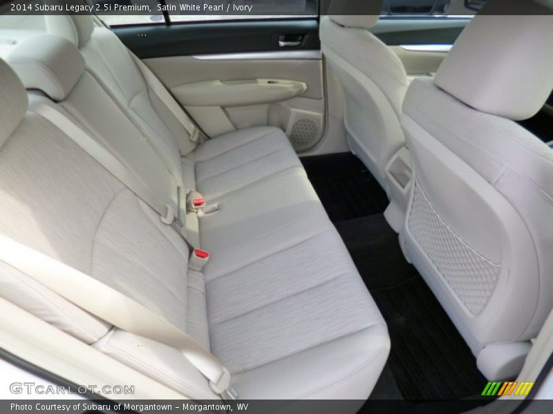 Satin White Pearl / Ivory 2014 Subaru Legacy 2.5i Premium