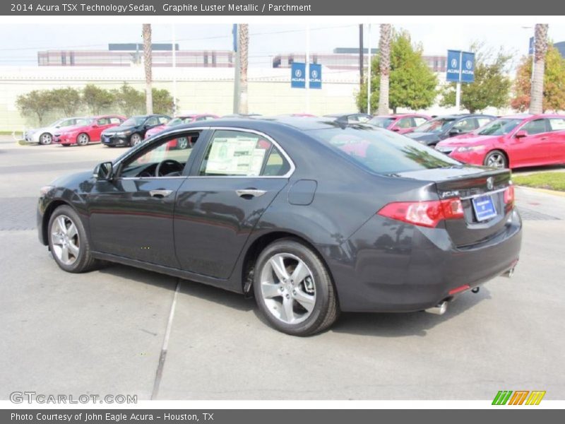 Graphite Luster Metallic / Parchment 2014 Acura TSX Technology Sedan