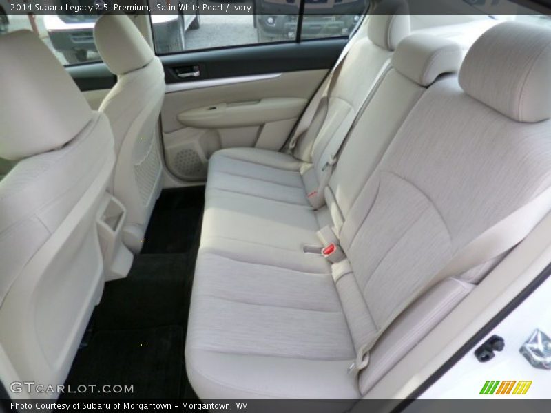 Satin White Pearl / Ivory 2014 Subaru Legacy 2.5i Premium