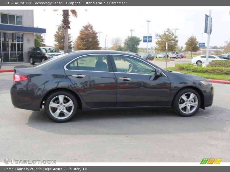 Graphite Luster Metallic / Parchment 2014 Acura TSX Technology Sedan