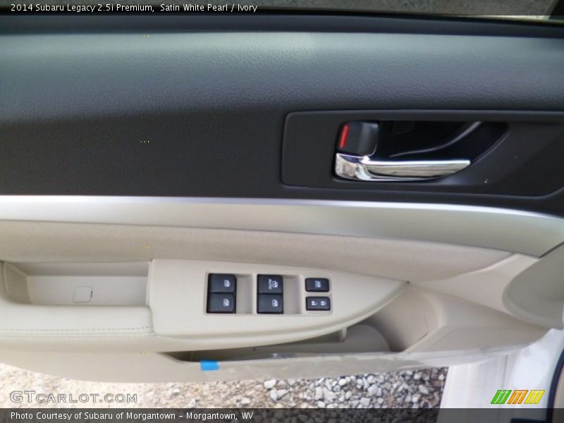 Satin White Pearl / Ivory 2014 Subaru Legacy 2.5i Premium
