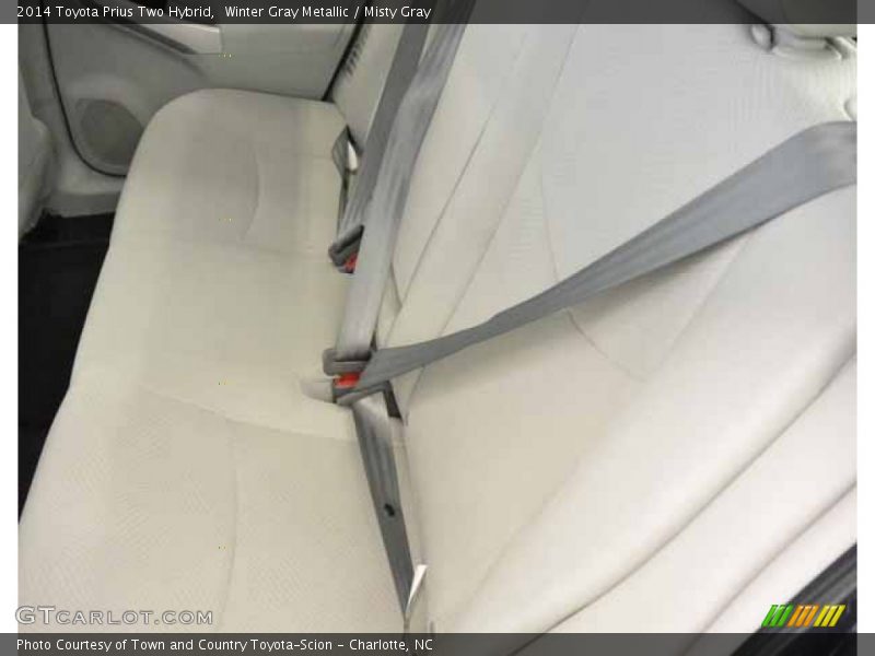 Winter Gray Metallic / Misty Gray 2014 Toyota Prius Two Hybrid