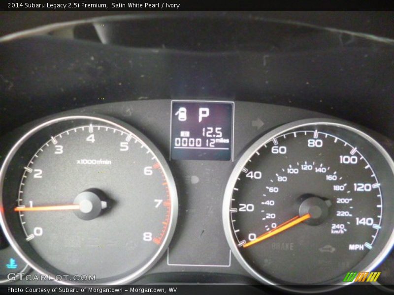 Satin White Pearl / Ivory 2014 Subaru Legacy 2.5i Premium