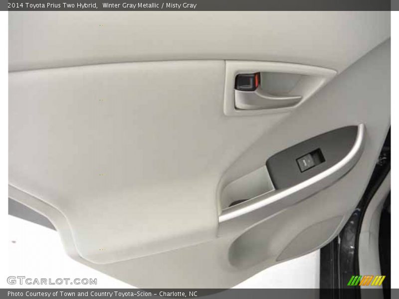Winter Gray Metallic / Misty Gray 2014 Toyota Prius Two Hybrid