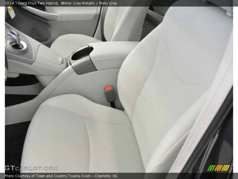 Winter Gray Metallic / Misty Gray 2014 Toyota Prius Two Hybrid