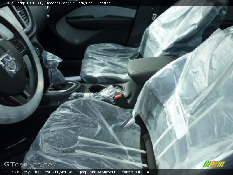 Header Orange / Black/Light Tungsten 2014 Dodge Dart SXT
