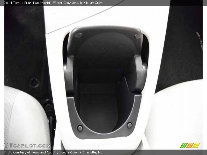 Winter Gray Metallic / Misty Gray 2014 Toyota Prius Two Hybrid