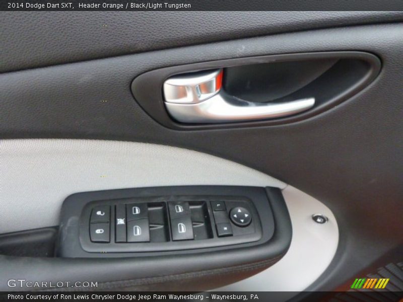 Header Orange / Black/Light Tungsten 2014 Dodge Dart SXT
