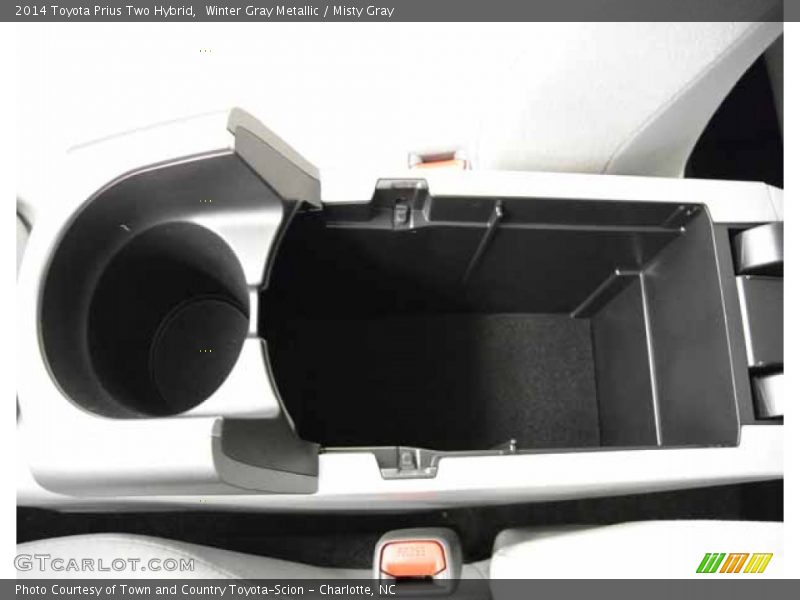 Winter Gray Metallic / Misty Gray 2014 Toyota Prius Two Hybrid