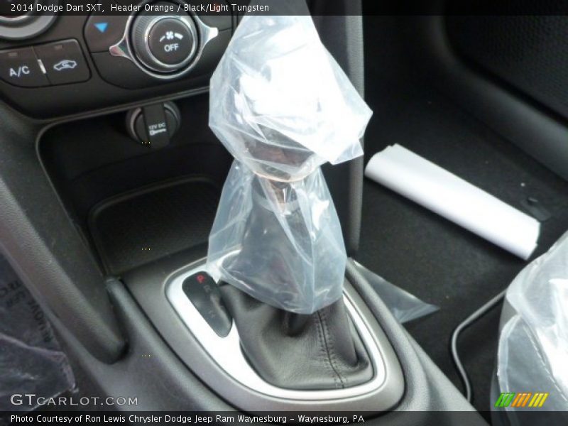 Header Orange / Black/Light Tungsten 2014 Dodge Dart SXT