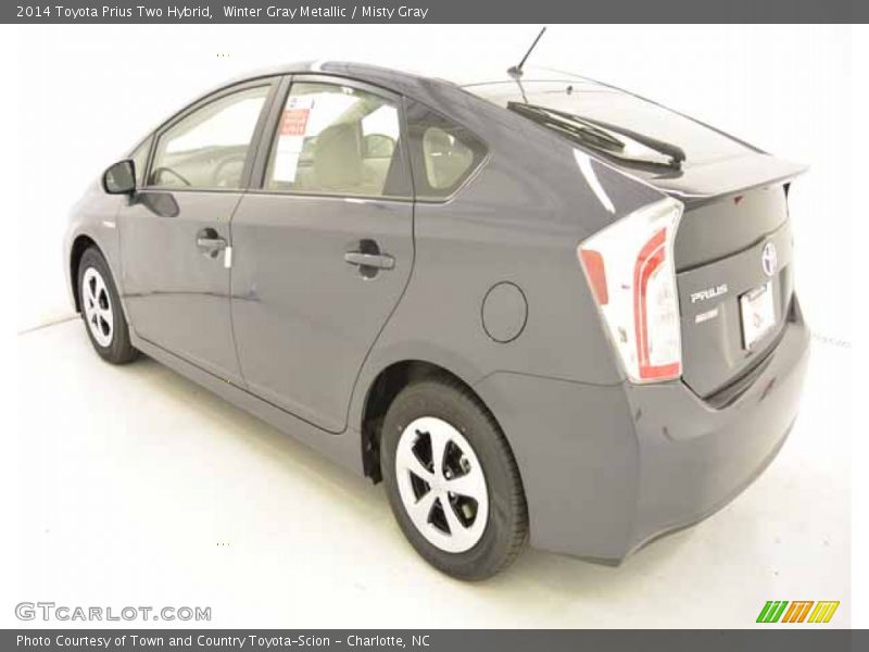 Winter Gray Metallic / Misty Gray 2014 Toyota Prius Two Hybrid