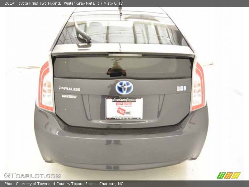 Winter Gray Metallic / Misty Gray 2014 Toyota Prius Two Hybrid