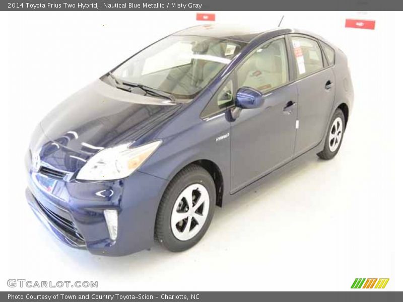 Nautical Blue Metallic / Misty Gray 2014 Toyota Prius Two Hybrid