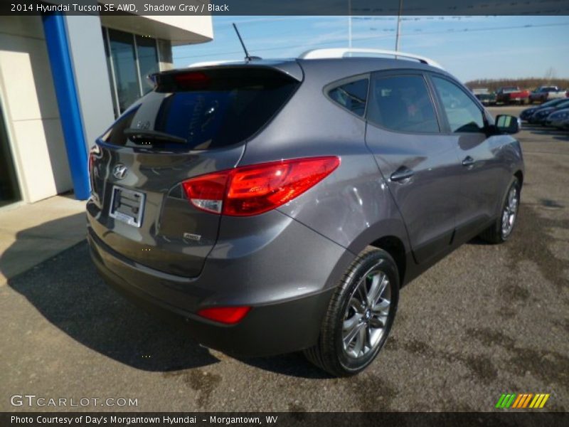 Shadow Gray / Black 2014 Hyundai Tucson SE AWD