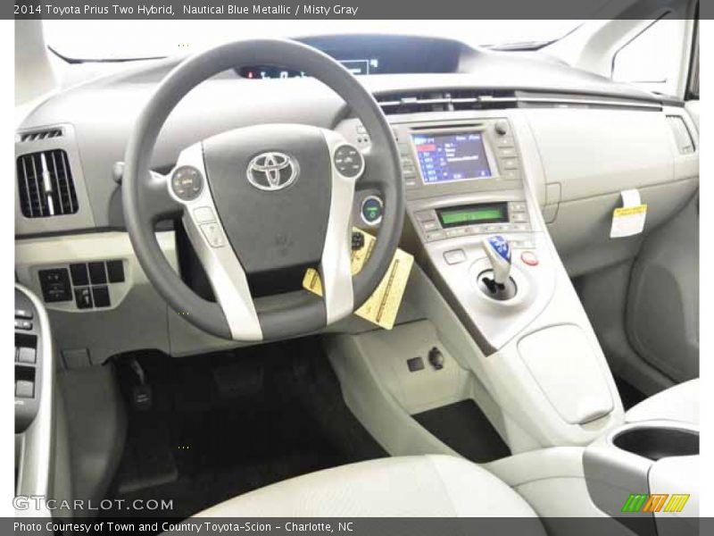 Nautical Blue Metallic / Misty Gray 2014 Toyota Prius Two Hybrid