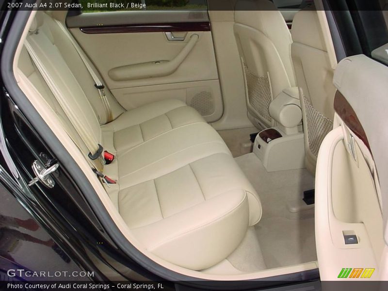 Brilliant Black / Beige 2007 Audi A4 2.0T Sedan