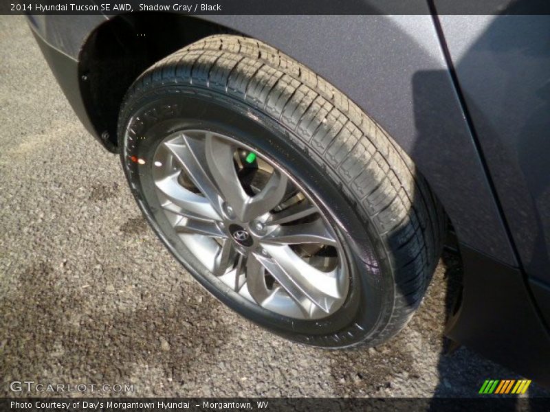 Shadow Gray / Black 2014 Hyundai Tucson SE AWD