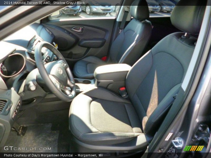 Shadow Gray / Black 2014 Hyundai Tucson SE AWD