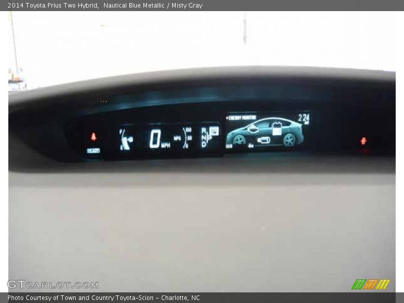 Nautical Blue Metallic / Misty Gray 2014 Toyota Prius Two Hybrid