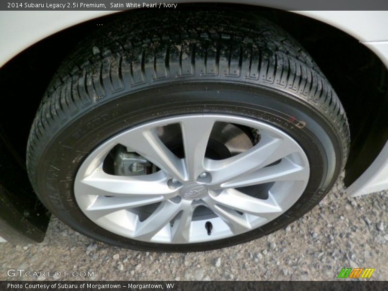 Satin White Pearl / Ivory 2014 Subaru Legacy 2.5i Premium