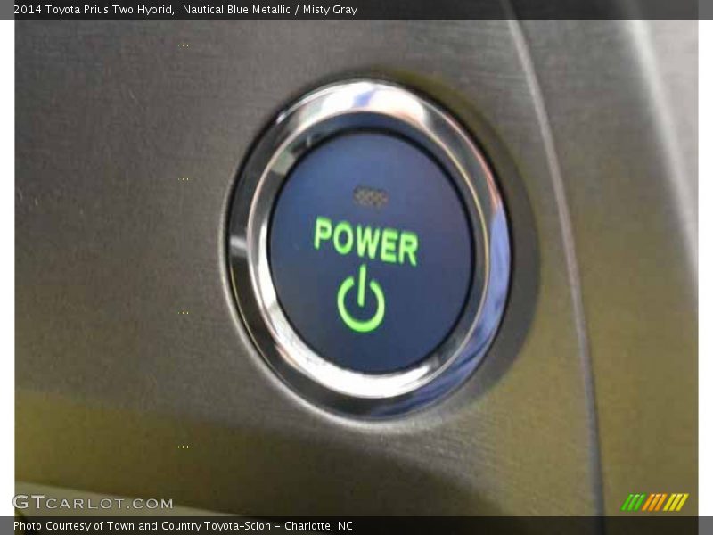 Nautical Blue Metallic / Misty Gray 2014 Toyota Prius Two Hybrid