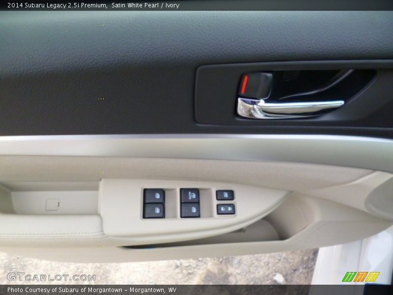Satin White Pearl / Ivory 2014 Subaru Legacy 2.5i Premium