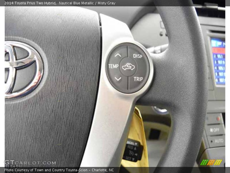 Nautical Blue Metallic / Misty Gray 2014 Toyota Prius Two Hybrid