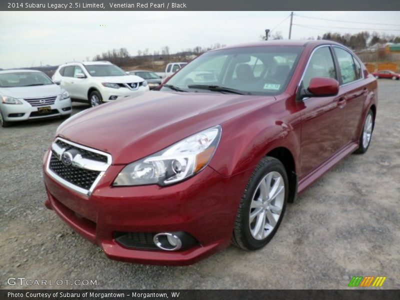 Venetian Red Pearl / Black 2014 Subaru Legacy 2.5i Limited
