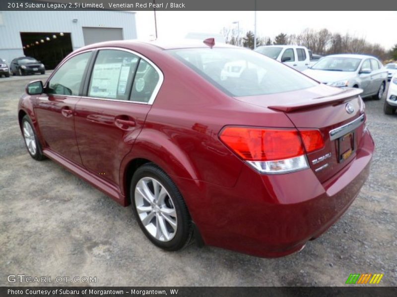 Venetian Red Pearl / Black 2014 Subaru Legacy 2.5i Limited