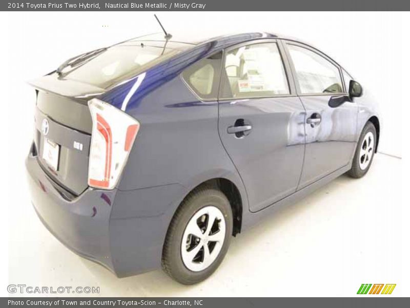 Nautical Blue Metallic / Misty Gray 2014 Toyota Prius Two Hybrid