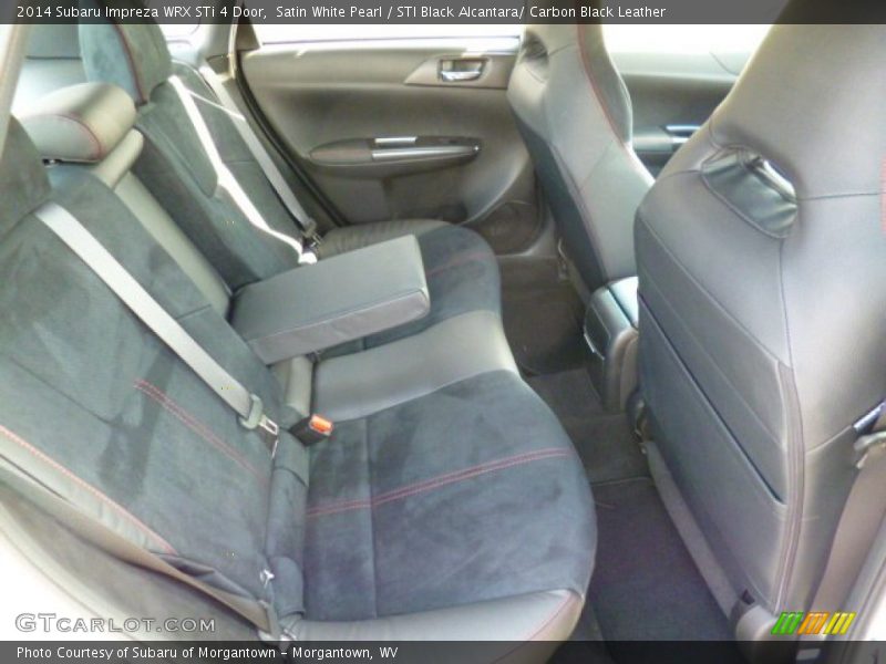 Rear Seat of 2014 Impreza WRX STi 4 Door
