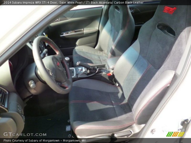 Front Seat of 2014 Impreza WRX STi 4 Door