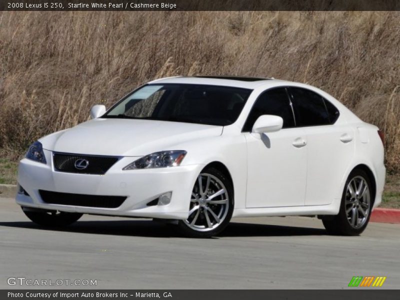 Starfire White Pearl / Cashmere Beige 2008 Lexus IS 250