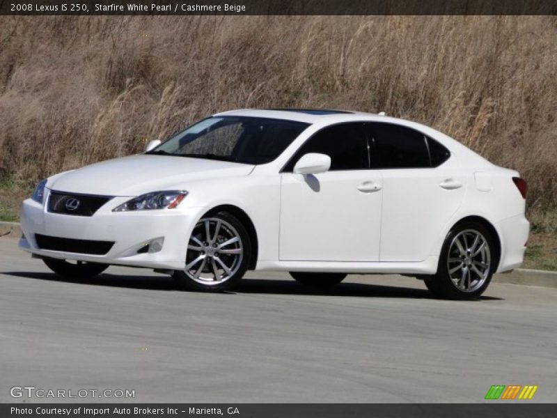 Starfire White Pearl / Cashmere Beige 2008 Lexus IS 250