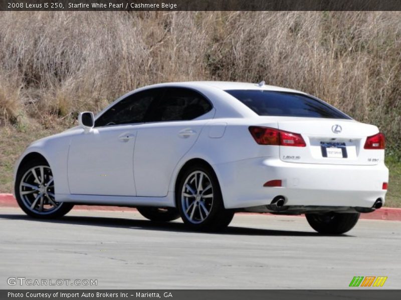 Starfire White Pearl / Cashmere Beige 2008 Lexus IS 250