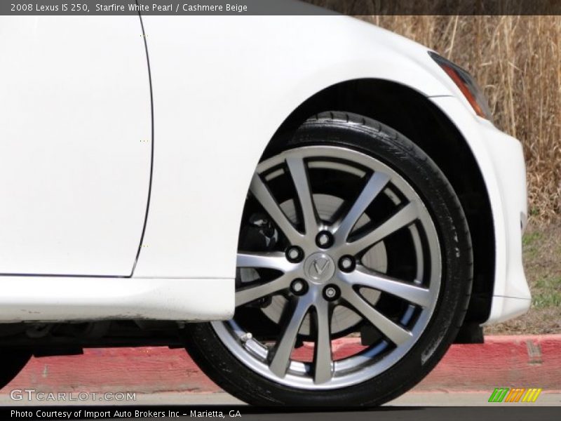 Starfire White Pearl / Cashmere Beige 2008 Lexus IS 250