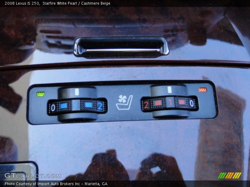 Starfire White Pearl / Cashmere Beige 2008 Lexus IS 250