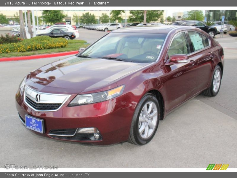 Basque Red Pearl II / Parchment 2013 Acura TL Technology