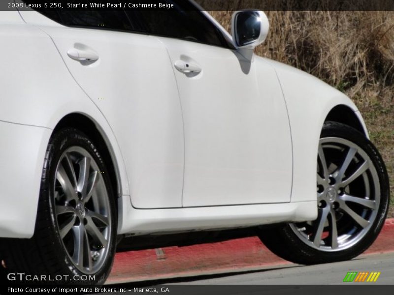 Starfire White Pearl / Cashmere Beige 2008 Lexus IS 250