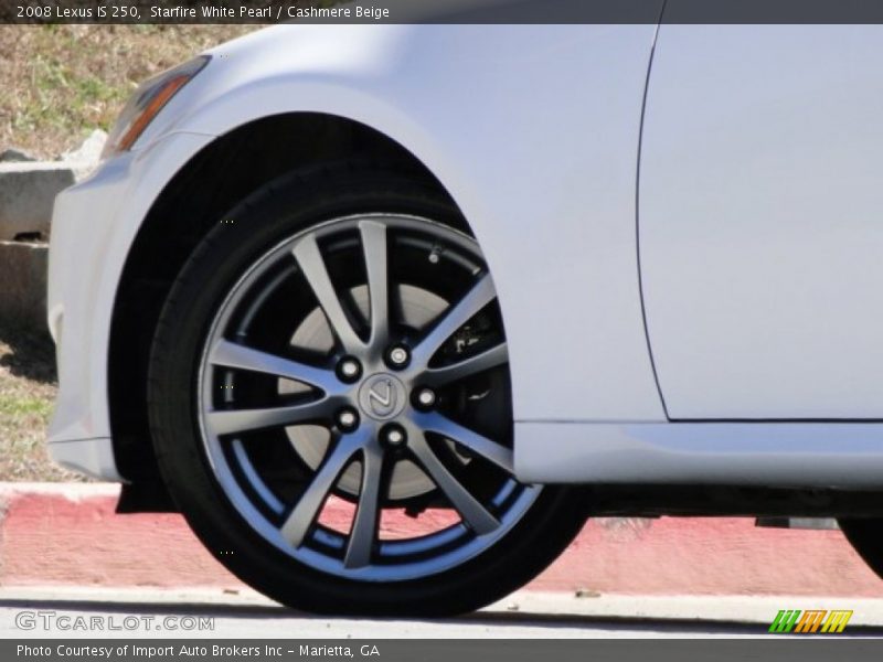 Starfire White Pearl / Cashmere Beige 2008 Lexus IS 250