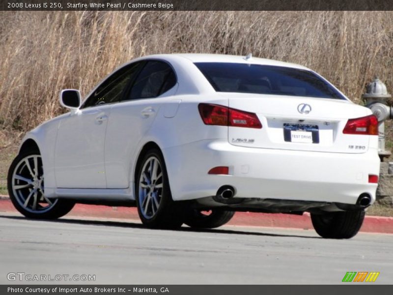 Starfire White Pearl / Cashmere Beige 2008 Lexus IS 250