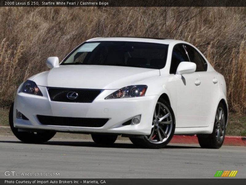 Starfire White Pearl / Cashmere Beige 2008 Lexus IS 250