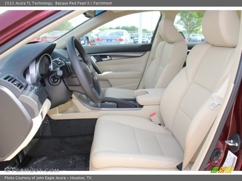 Basque Red Pearl II / Parchment 2013 Acura TL Technology